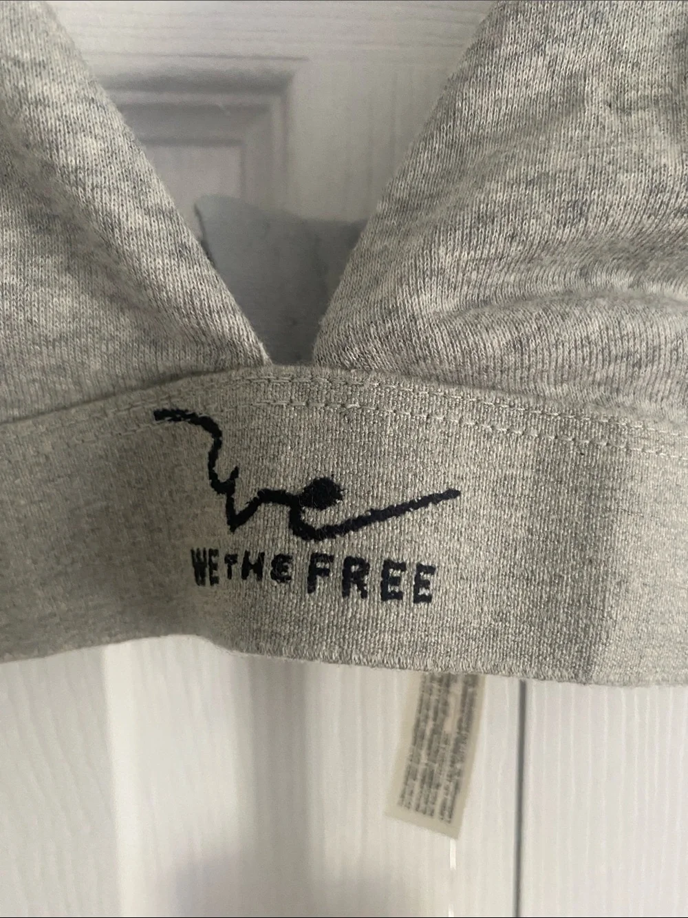 We The Free Light Gray V-Neck Bralette